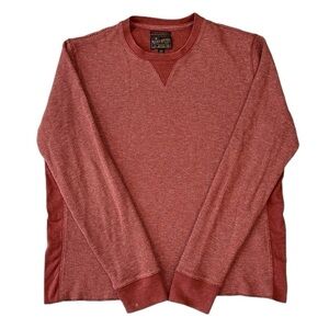 Lucky Brand Men’s Strong Boy Crew Thermal Shirt. Red Size Large #1269